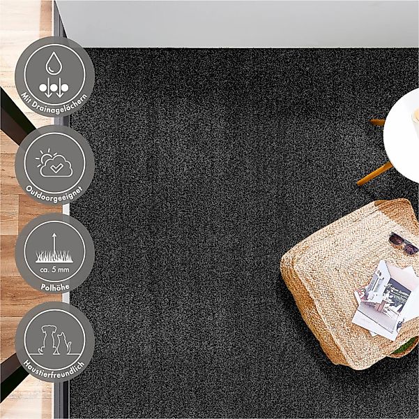 Andiamo Kunstrasen "Lanzarote, Made in Belgium", rechteckig, 7 mm Höhe, lux günstig online kaufen