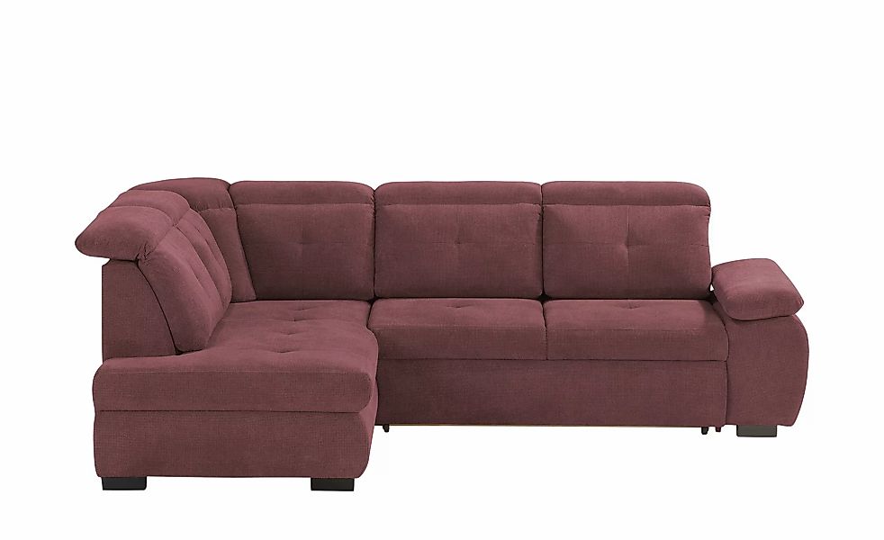 smart Ecksofa  Tamara ¦ rot ¦ Maße (cm): B: 252 H: 90 T: 192.0 Polstermöbel günstig online kaufen