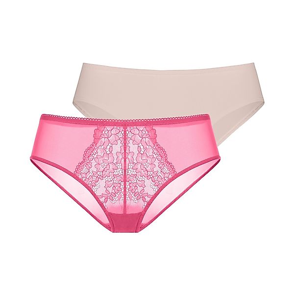 Dorina Hipster "NORISSA", (2er Pack), Florale Spitzendetails günstig online kaufen