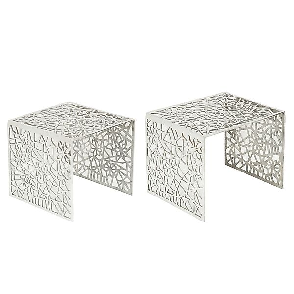 riess-ambiente Couchtisch ABSTRACT 49cm silber (Set, günstig online kaufen