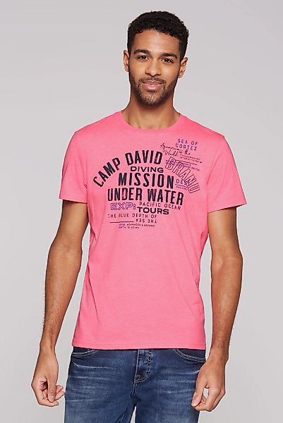 CAMP DAVID Rundhalsshirt, mit Baumwolle günstig online kaufen