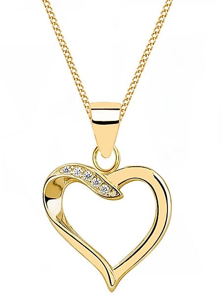 Goldene Hufeisen Goldkette Halskette Gold Herz günstig online kaufen