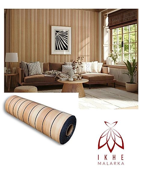 IKHEMalarka 3D Wandpaneel Selbstklebende Dekor Lamellen günstig online kaufen