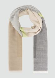 s.Oliver Schal Tuch, Jacquard-Tuch mit Love-Schriftzug günstig online kaufen