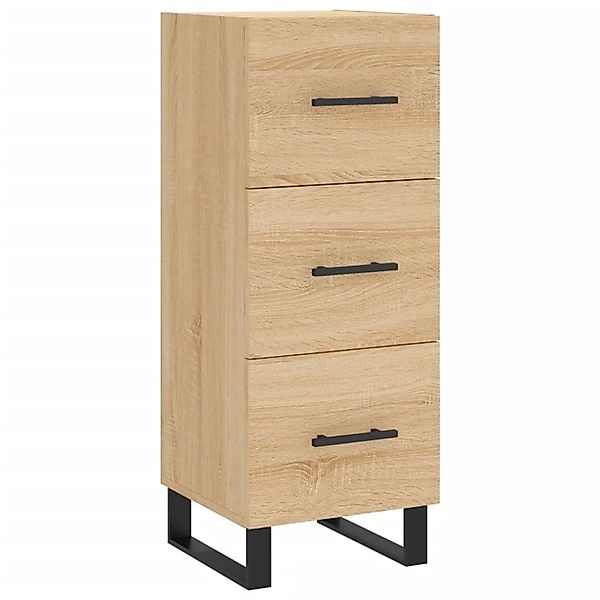 vidaXL Sideboard Sonoma-Eiche 34,5x34x90 cm Holzwerkstoff 828631 günstig online kaufen