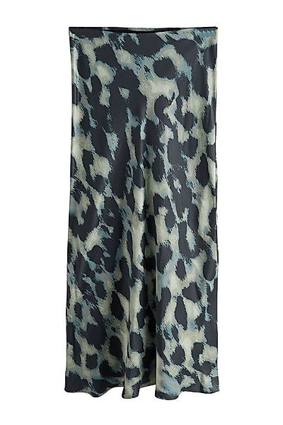 Next Midirock Gemusterter Midirock aus Satin (1-tlg) günstig online kaufen