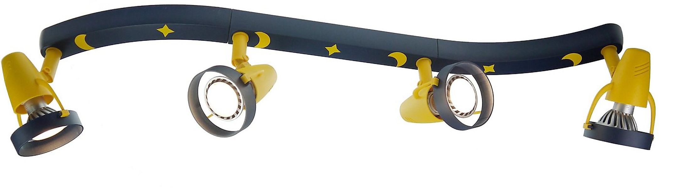 niermann Deckenleuchte Mond Sterne, ohne Leuchtmittel, Strahlerleiste Mond günstig online kaufen