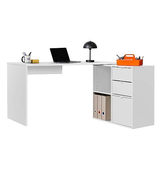 mokebo Eckschreibtisch Der Produktive (mit 2 günstig online kaufen