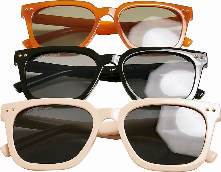 URBAN CLASSICS Sonnenbrille "Urban Classics Unisex Sunglasses Chicago 3-Pac günstig online kaufen