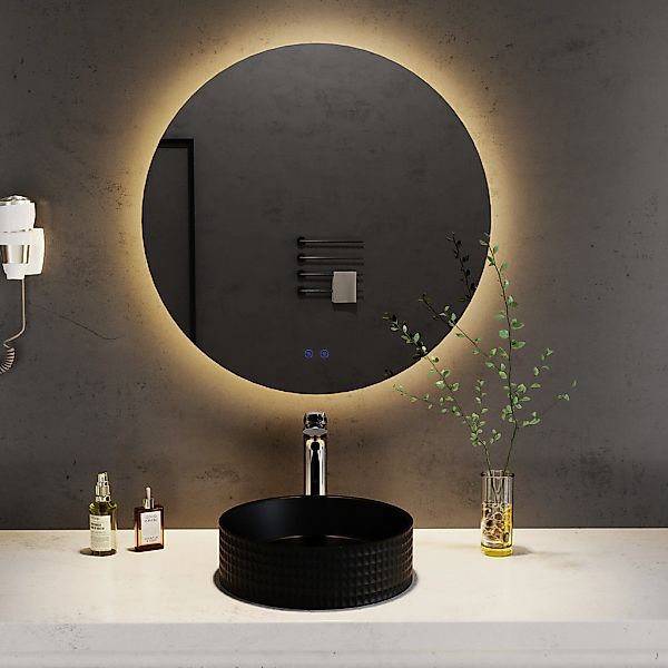 welltime LED-Lichtspiegel "Toledo rund, Spiegel mit LED Beleuchtung, Badspi günstig online kaufen