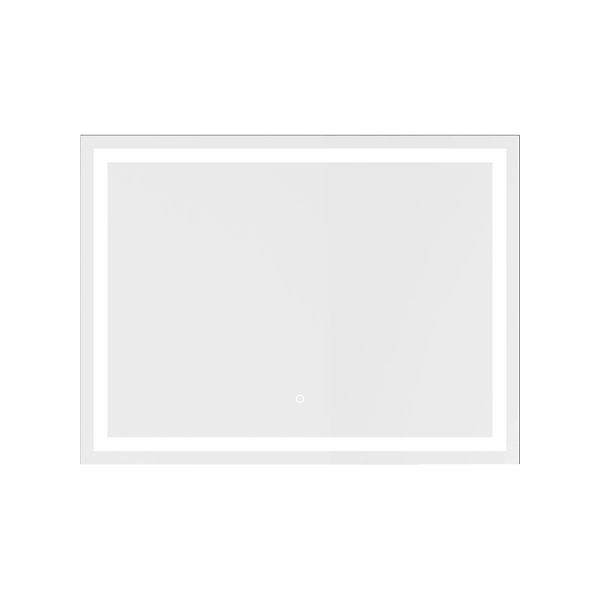 Kristall-Form LED-Lichtspiegel FrameLight III 80 cm x 60 cm Rechteckig günstig online kaufen