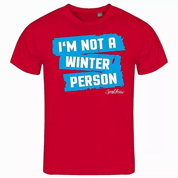 deinshirt Print-Shirt Herren T-Shirt Im not a winter person Funshirt mit Mo günstig online kaufen