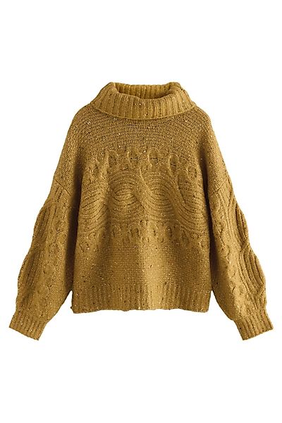 Next Rollkragenpullover Strickpullover mit Rollkragen Noppengarn günstig online kaufen
