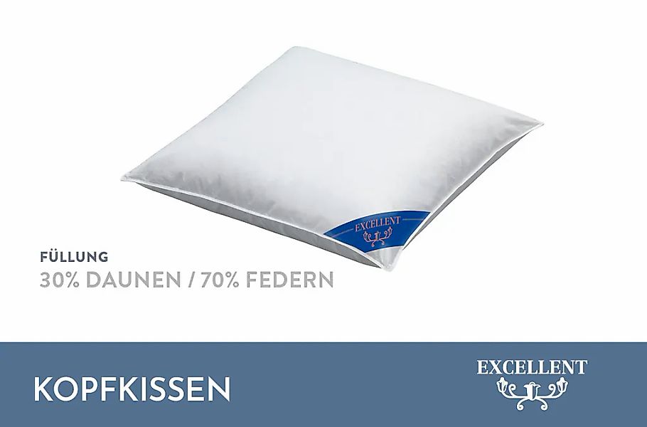 Excellent Federkopfkissen Zürich, Kopfkissen in 40x80 günstig online kaufen