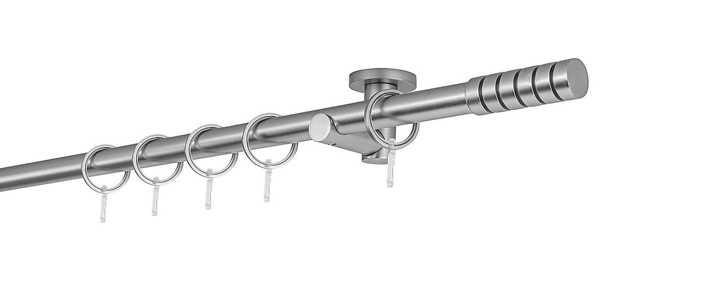 ondeco Gardinenstange Rundrohr Deckenabstand 5,5cm Rille, Ø 20 mm, 1-läufig günstig online kaufen