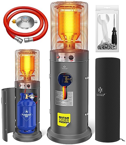 KESSER Heizstrahler Gasheizer KE12 Gas Heizpilz, günstig online kaufen