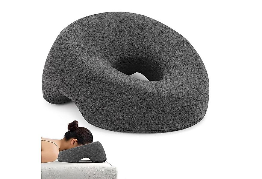 OKWISH Kopfstützkissen U-förmiges Gesichtskissen mit Loch Massage Kopfstütz günstig online kaufen