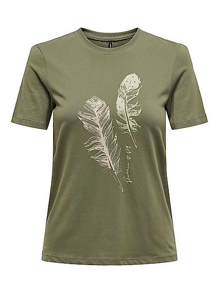 ONLY Kurzarmshirt ONLKITA LIFE REG S/S FEATHERS TOP JRS günstig online kaufen