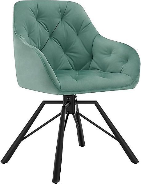 Woltu 4-Fußstuhl (1 St), drehbar, Esszimmerstuhl für Esszimmer Küche Wohnzi günstig online kaufen