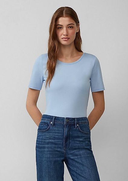 s.Oliver Kurzarmshirt T-Shirt T-Shirt aus Interlockjersey im Slim Fit günstig online kaufen