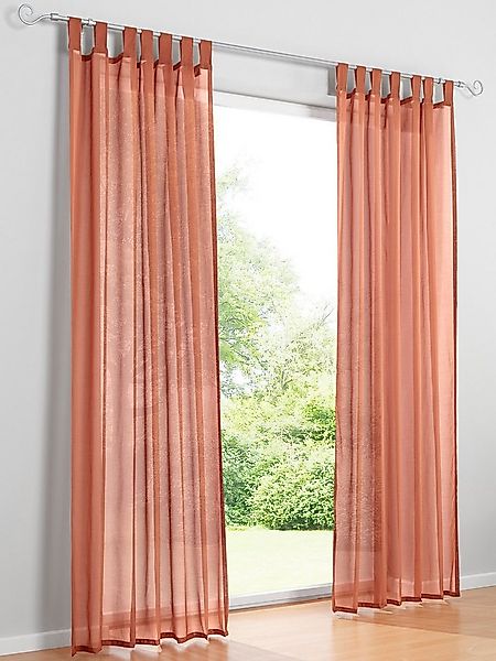 heine Gardine Dekostore . (1 St), Schlaufen, halbtransparent, Fertigstore g günstig online kaufen