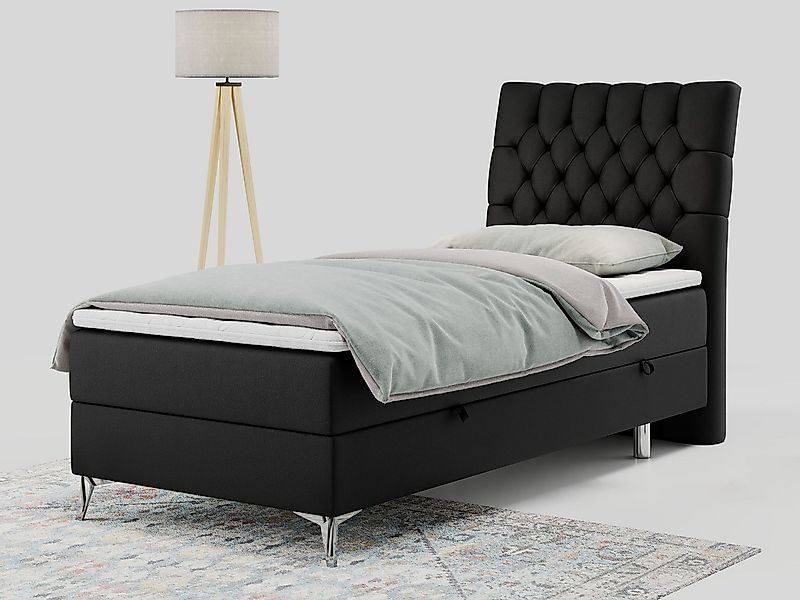 MKS MÖBEL Boxspringbett MILEN (Set, Packung, H3-Matratze, Topper T25, T30-S günstig online kaufen