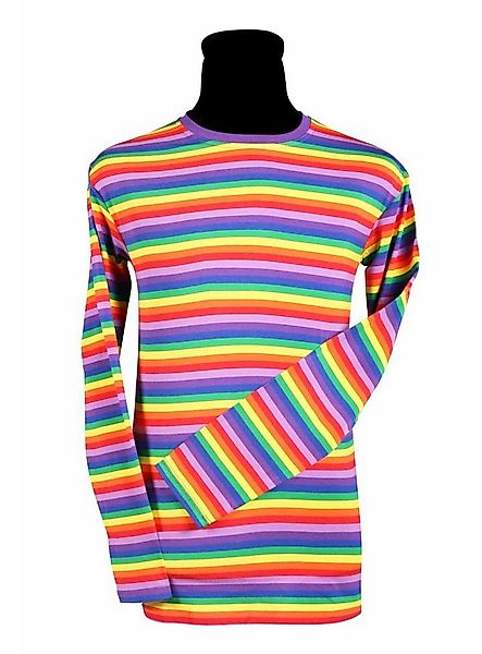 thetru Clown-Kostüm Herren Ringelshirt langarm bunt – alltagstauglich, Gest günstig online kaufen