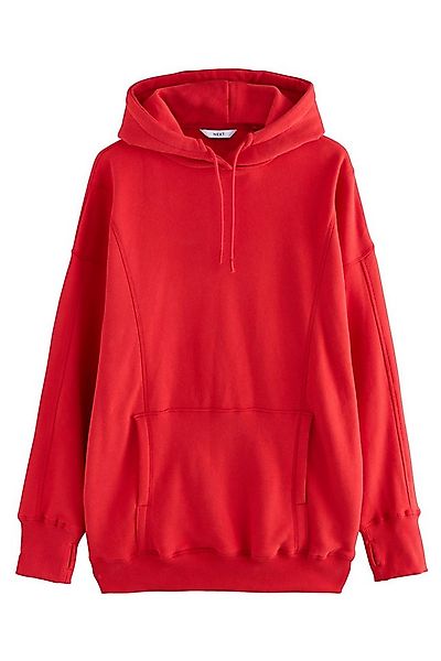 Next Kapuzenpullover Längeres Active Hoodie mit Taschen und Saumdetail (1-t günstig online kaufen