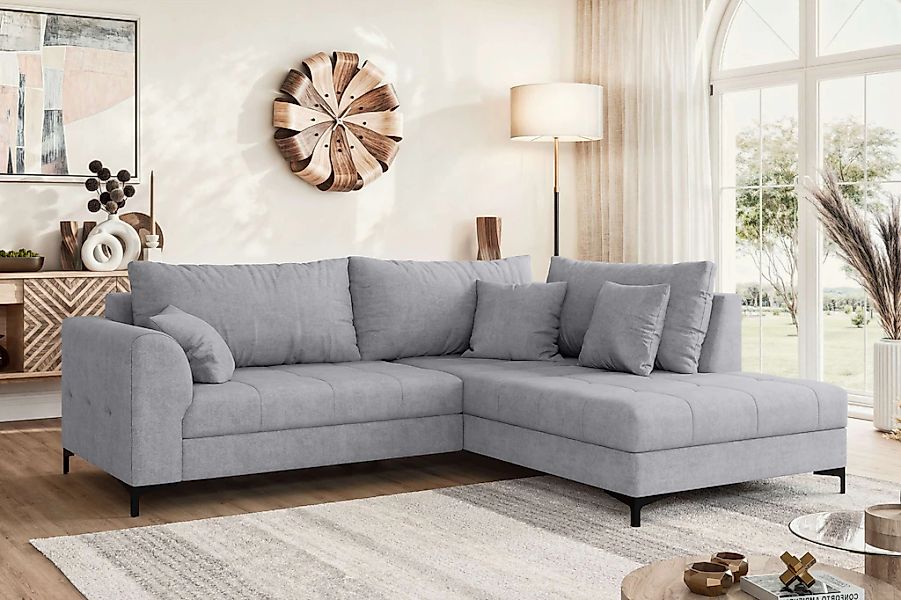 OTTO home Ecksofa "LEEVKE Design-Sofa mit Ottomane rechts/links bestellbar, günstig online kaufen