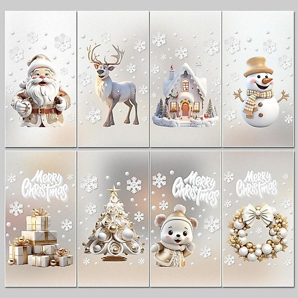 LuxusKollektion Dekohänger Fensterbilder Weihnachten Selbstklebend Wiederve günstig online kaufen