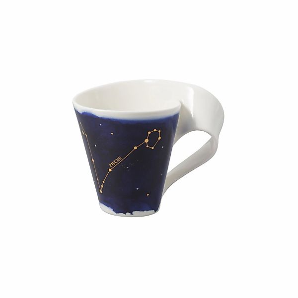 Villeroy & Boch Tasse "Tasse Fische NewWave Stars 300 ml weiß-blau" günstig online kaufen