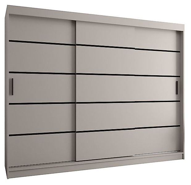 ABIKS MÖBEL Schwebetürenschrank RUBINO V 250 Schlafzimmerschrank mit Schieb günstig online kaufen
