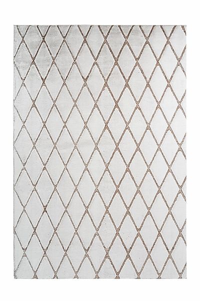 Megusta Hochflorteppich Vivica 225 Weiß Anthrazit 160cm X 230cm günstig online kaufen