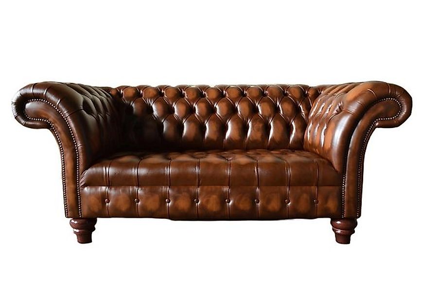 Xlmoebel Sofa Sofa Chesterfield Couch Polstermöbel Klassisch 2-Sitzer Leder günstig online kaufen