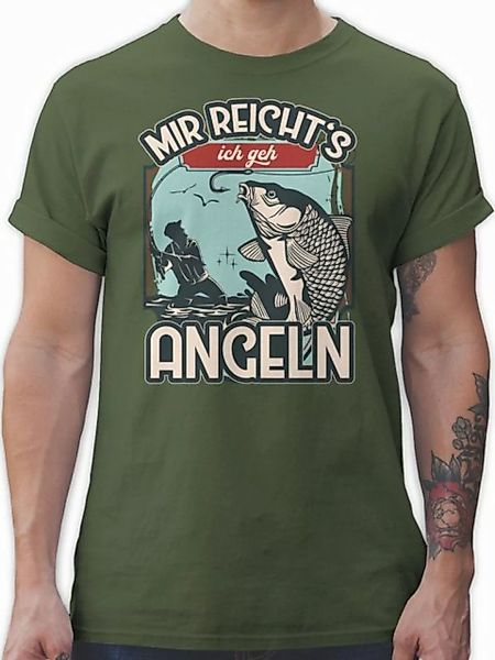 Shirtracer T-Shirt Mir reicht's ich geh angeln Angler Geschenke günstig online kaufen