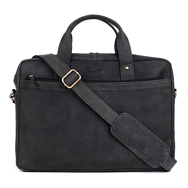 Benthill Aktentasche Echt Leder Laptoptasche Büro günstig online kaufen