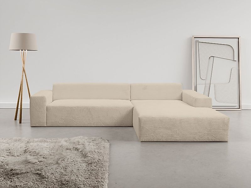 WERK2 Ecksofa Zeus-XL, Mega-Sofa mit großer Sitztiefe, Stellmaße 311cm x 21 günstig online kaufen