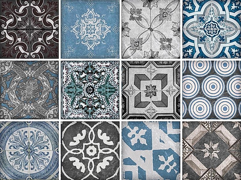 queence Fliesenaufkleber Mosaik Muster, Stickerfliesen, selbstklebend, günstig online kaufen