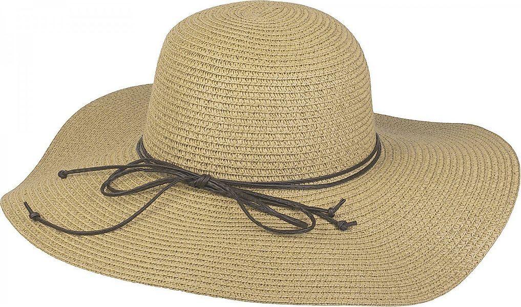 styleBREAKER Sonnenhut Floppy Sonnenhut mit schmalem Zierband und Schleife günstig online kaufen