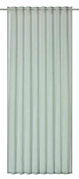 ELBERSDRUCKE Vorhang Gardine mit verdeckten Schlaufen Air mint halbtranspar günstig online kaufen