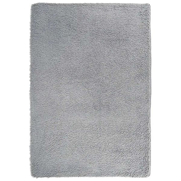 vidaXL Teppich Shaggy Hochflor NAVARRA Hellgrau 200x290 cm Polyester 410285 günstig online kaufen