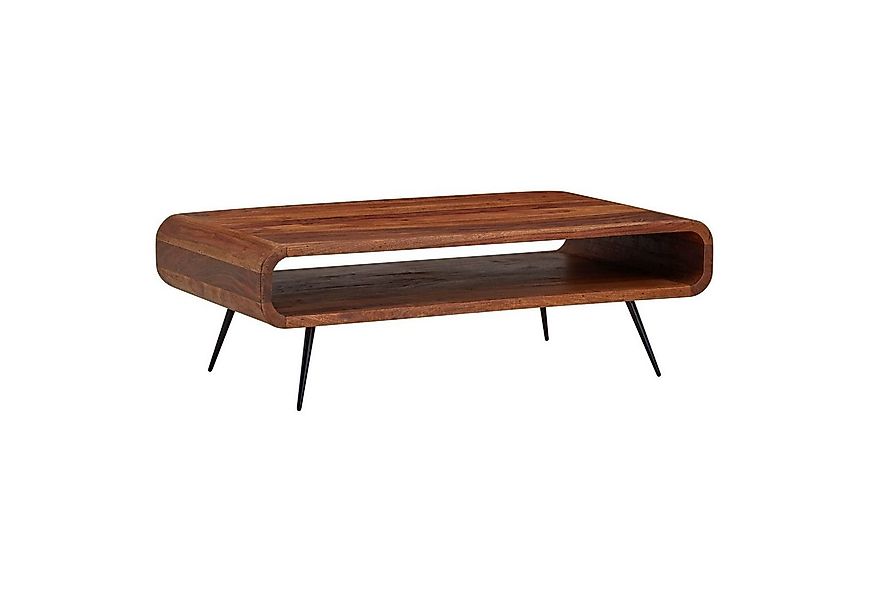 KADIMA DESIGN Couchtisch Massivholz Tisch modern elegant mit Staufach Wohnz günstig online kaufen