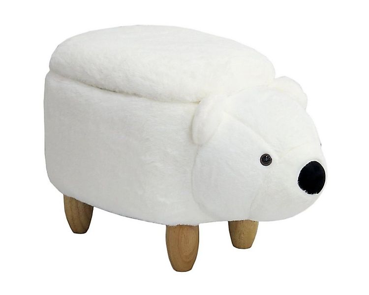 SVITA Sitzhocker Tierhocker (Tierhocker), Tiermotivhocker mit Stauraum, Wei günstig online kaufen