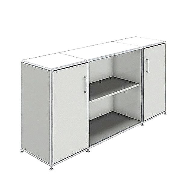 BOSSE Modul Space Sideboard 2 OH 2 Türen mit Regal günstig online kaufen