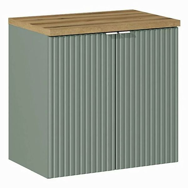 Lomadox Waschbeckenschrank NEWPORT-56-GREEN Waschtischunterschrank, 60cm, S günstig online kaufen