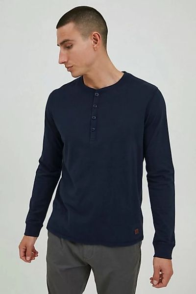 Indicode Longsweatshirt IDArmando Sweatshirt mit Knopfleiste günstig online kaufen