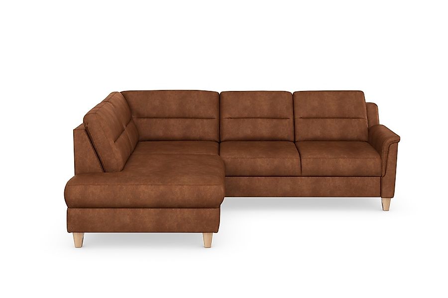 sit&more Ecksofa "Farö L-Form" inklusive Federkern, wahlweise mit Bettfunkt günstig online kaufen