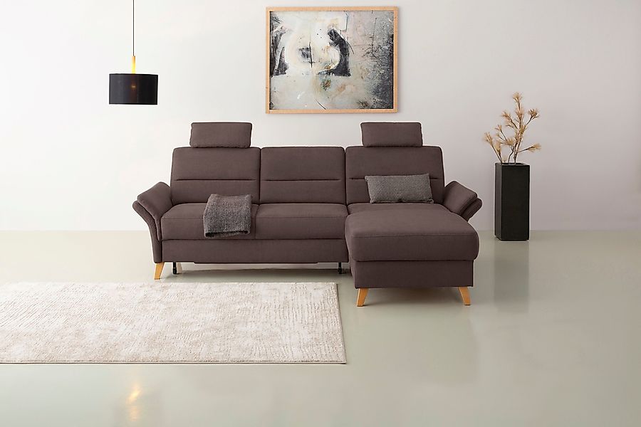 Home affaire Ecksofa Westerland L-Form, Federkern-Polsterung, günstig online kaufen