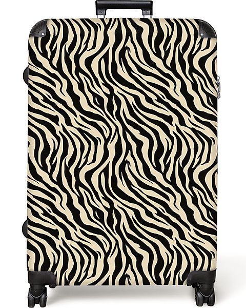 NoBoringSuitcases.com© Hartschalen-Trolley Tiermuster - Zebra - günstig online kaufen