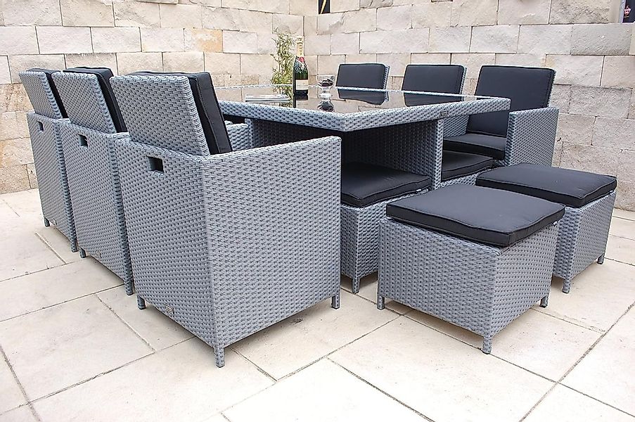 Ragnarök Möbel-Design Garten-Essgruppe Heimdall Esstisch Set günstig online kaufen